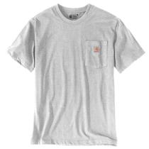 Camiseta Carhartt Dearborn Relaxed com Bolso Cinza Mescla G Camiseta Carhartt Dearborn Relaxed com Bolso Cinza Mescla G