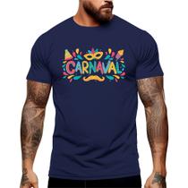 Camiseta Carnaval AB Festa Verão 2024 Manga Curta Estampada Shopping Academia Festa 100% Algodão