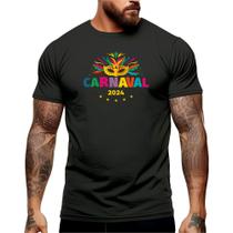 Camiseta Carnaval AC Festa Verão 2024 Manga Curta Estampada Shopping Academia Festa 100% Algodão