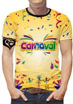 Camiseta Carnaval Masculina Samba Festas Blusa Abada