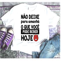 Camiseta Carnaval Personalizada Frases Divertidas e Animadas Unissex