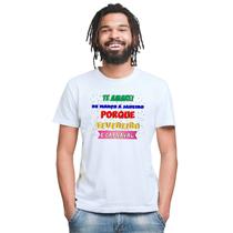 Camiseta Carnaval Te Amarei De Março A Janeiro Camisa Personalizada Blusa Adulto Algodão com Poliéster Camiseta Carnaval Te Amarei De Março A Janeiro Camisa Personalizada Blusa Adulto Algodão com Poliéster