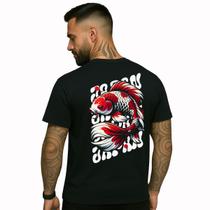 Camiseta Carpa Japão Força e Superação de Desafios