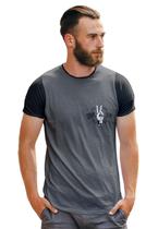 Camiseta Carpe Diem Cinza Trap Style T Shirt