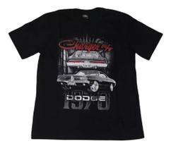 Camiseta Carro Charger RT Dodge Carro Antigo Retrô Vintage Blusa Adulto Unissex Hcd473 BM