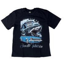 Camiseta Carro Chevette Tubarão Blusa Adulto Unissex Carro Antigo Retrô Vintage Hcd668