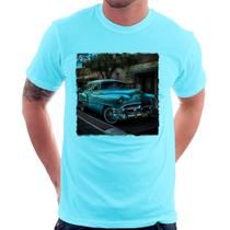 Camiseta Carro clássico azul - Foca na Moda