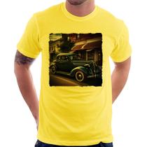 Camiseta Carro vintage na cidade - Foca na Moda