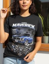Camiseta Carros Antigo Maverick Mavecão Blusa Adulto Unissex Hcd729 Camiseta Carros Antigo Maverick Mavecão Blusa Adulto Unissex Hcd729
