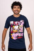 Camiseta Cartoon Network Coragem Quadros Camiseta Cartoon Network Coragem Quadros