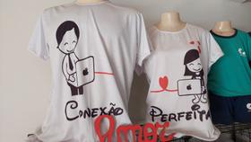 Camiseta casal Mod-01 CONJUNTO