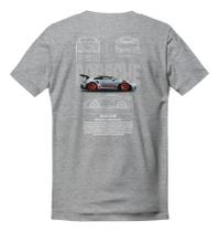 Camiseta Casual Camisa Porsche Gt3 Rs Gearhead Unissex Carro