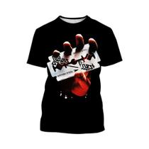 Camiseta Casual Confortável De Estilo Hip-Hop Com Estampa 3D Para O Verão Masculino