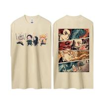 Camiseta Casual De Manga Curta Confortável De Demon Slayer, Anime Japonês, Estilo Esportivo