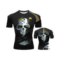 Camiseta Casual De Manga Curta Para Homens, Fitness E MMA, Confortável E Em Alta Venda