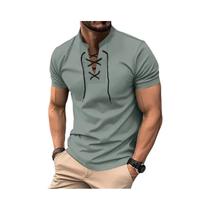 Camiseta Casual De Verão Para Jovens Com Alças Finas Em V, Manga Curta, Amazon