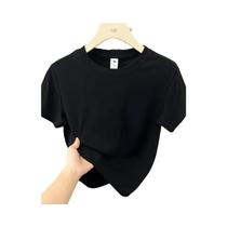 Camiseta Casual De Verão plus Size Com Manga Curta, Sexy, Sólida, Tendência Y2K, Moda Feminina