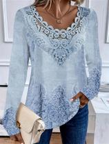 Camiseta Casual Elegante De Manga Longa plus Size Para Mulheres, Moda Solta Para Férias E Fim De Camiseta Casual Elegante De Manga Longa plus Size Para Mulheres, Moda Solta Para Férias E Fim De