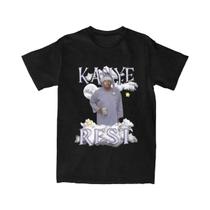 Camiseta Casual Engraçada Kanye West Meme De Algodão Para Homens E Mulheres, Todas as Estações