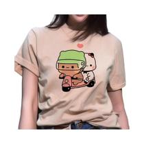 Camiseta Casual Feminina Bubu e Dudu - Top de Estilista - Moda 2024