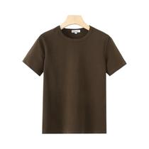 Camiseta Casual Feminina De Manga Curta Com Decote Redondo Para Primavera E Verão