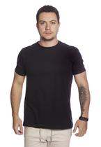 Camiseta Casual Masculina Básica Sem Estampa Confortável