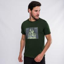 Camiseta Casual Masculina Marcio May Enjoy Every Moment Verde