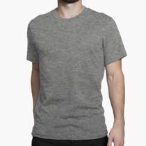 Camiseta Casual Masculina Minimalista Slim Fit 100% Algodão Premium