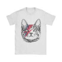 Camiseta Casual Unissex De Algodão Com Gola Redonda E Manga Curta, Design Impresso D-Davids Bowied