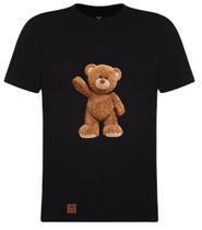 Camiseta casual urso de pelucia