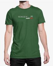 Camiseta Casual Veneza Cities Urbano Masculino Algodão Premium