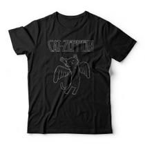 Camiseta Cat Zeppelin Studio Geek Camiseta Cat Zeppelin Studio Geek