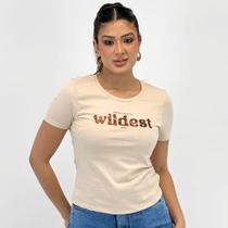 Camiseta Cativa T-shirt Manga Curta Feminina