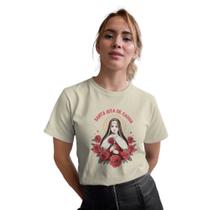 Camiseta Católica de Josemaría Escrivá em Algodão Feminina E Masculina