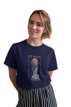 Camiseta Católica Mãe Imaculada Feminina E Masculina Em Algodão