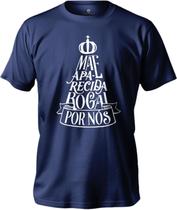 Camiseta Católica Nossa Senhora Aparecida Feminina E Masculina Em Algodão Varia Cores