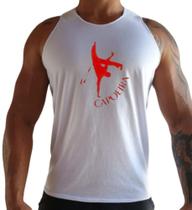 Camiseta Cavada Regata Capoeira Academia Musculação Caminhada