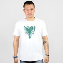 Camiseta Cavalera Aguia Colors Branco Verde Amazônia