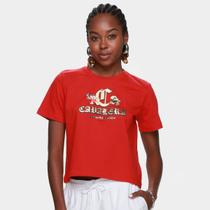 Camiseta Cavalera Folded Dupla e Sansão Feminina Camiseta Cavalera Folded Dupla e Sansão Feminina