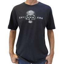 Camiseta Cavalera Preto Indie Rock Skull