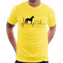 Camiseta Cavalo Batimentos Cardíacos - Foca na Moda