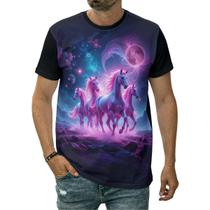 Camiseta Cavalo Imponente Nobreza Beleza Liberdade Poder
