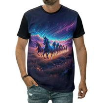 Camiseta Cavalo Livre Espírito Selvagem Poder Agilidade
