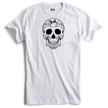 Camiseta caveira branca Camiseta caveira branca