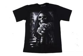 Camiseta Caveira Skull Blusa Adulto Unissex Mr289 BM