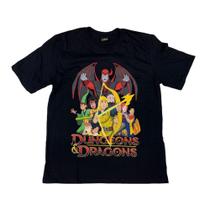 Camiseta Caverna do Dragão Blusa Adulto Unissex Anime Desenho Adulto e Plus Size HCD548 RCH Camiseta Caverna do Dragão Blusa Adulto Unissex Anime Desenho Adulto e Plus Size HCD548 RCH