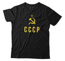 Camiseta Cccp União Soviética Camisa Unissex Algodão