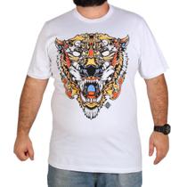 Camiseta Central Surf Tamanho Especial - Branca