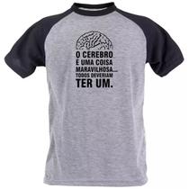 Camiseta cerebro é uma coisa maravilhosa todos deveriam ter