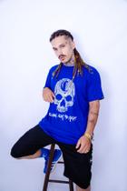 Camiseta 'Certo Pelo Certo' - Azul Elétrico